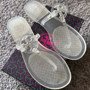 Tory Burch Clear Thong Sandal